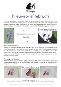 Sheeque nieuwsbrief februari 2016